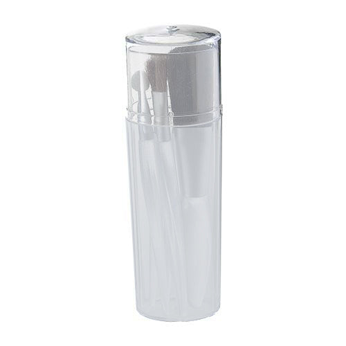 SET DE BROCHAS CRYSTAL FACE - TRANSPARENTE