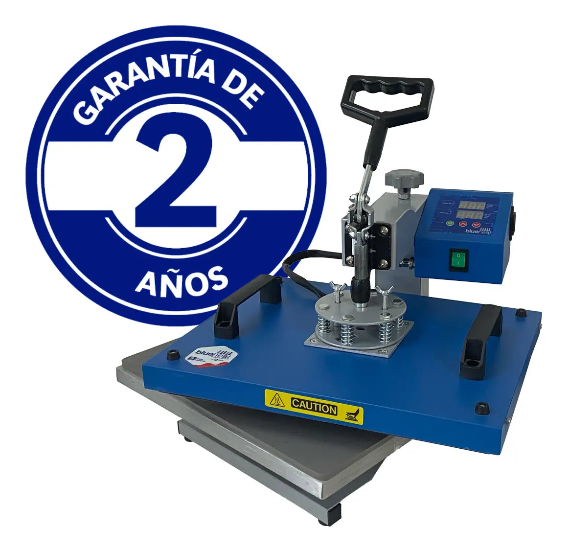 Serie PRO Prensa Plana 29 × 38 cm 110 V Blue Heat