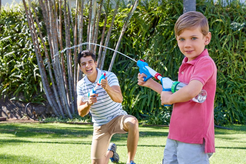 PISTOLA DE AGUA AQUA SKY - BLANCO