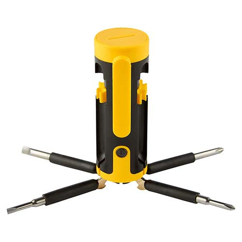 DESARMADOR MÚLTIPLE VINDEL - AMARILLO