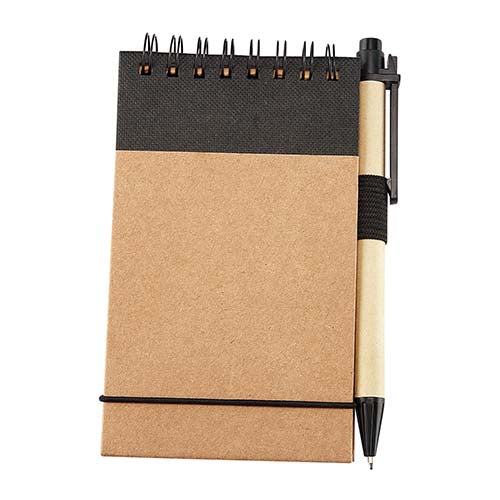 LIBRETA GREEN PLANET - NEGRO