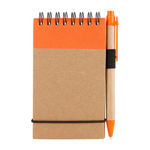 LIBRETA GREEN PLANET - NARANJA