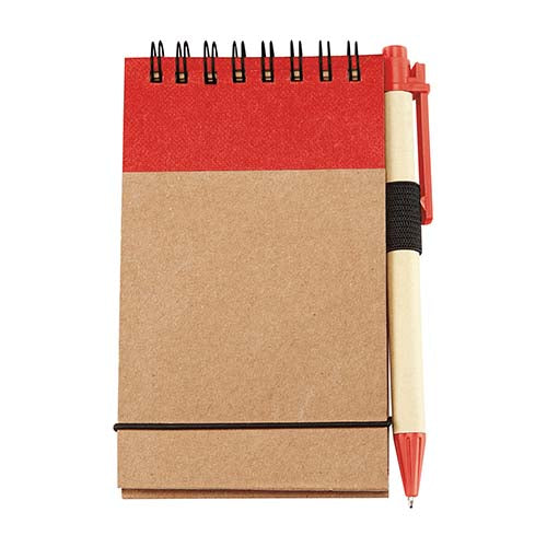 LIBRETA GREEN PLANET - ROJO