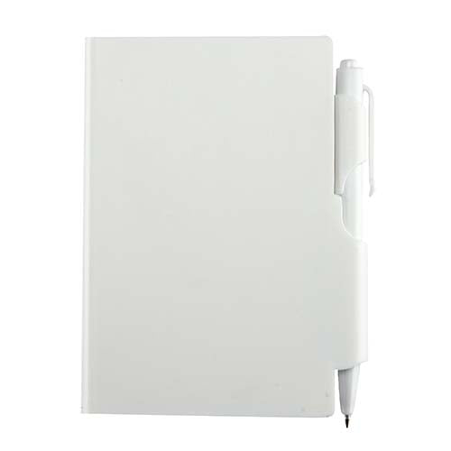 BLOCK DE NOTAS CON BOLÍGRAFO - BLANCO