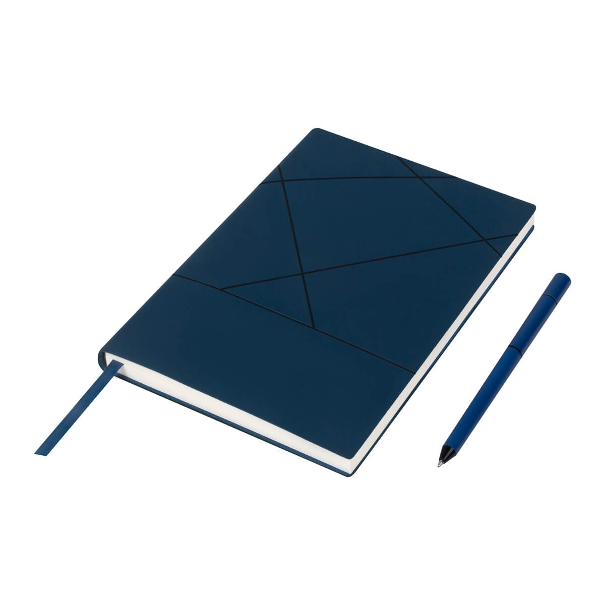 SET DE LIBRETA TIMANTTI - AZUL MARINO