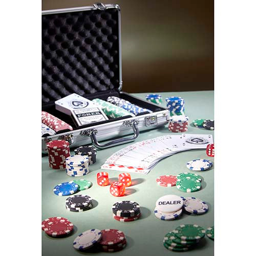 MALETÍN DE POKER BELLAGIO - PLATA