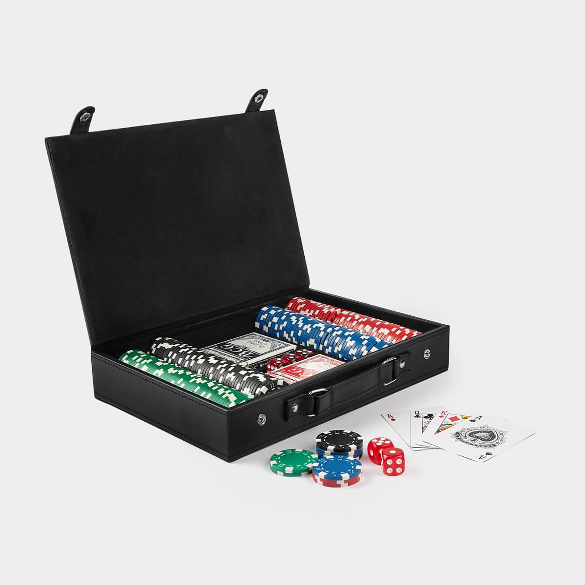 SET DE POKER TAHÚR - NEGRO