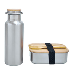 SET DE LONCHERA POU - PLATA