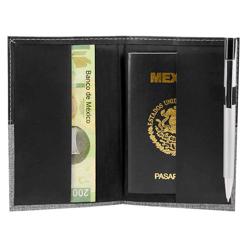 PORTA PASAPORTE BROOME - NEGRO