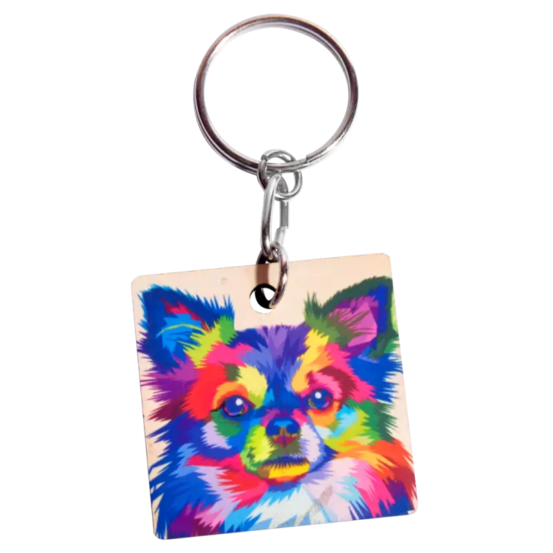 Llavero de MDF 5mm. Doble Cara. ColorMake