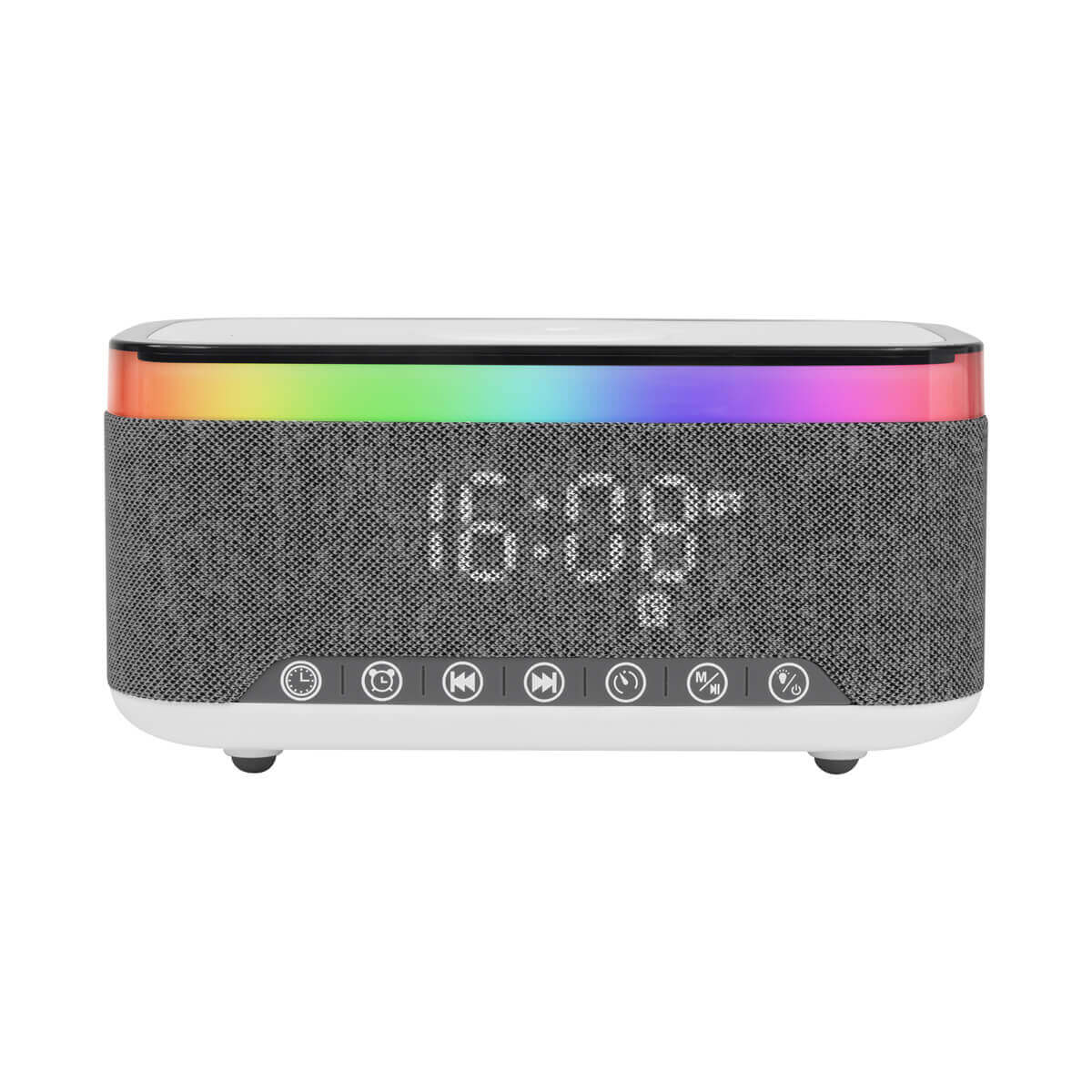 RELOJ-BOCINA MULTIFUNCIONAL CORY - BLANCO