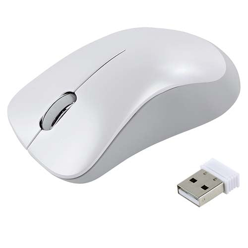 MOUSE INALÁMBRICO NEKAR - BLANCO