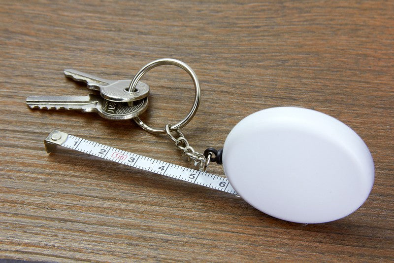 LLAVERO FLEXÓMETRO GISORS - BLANCO