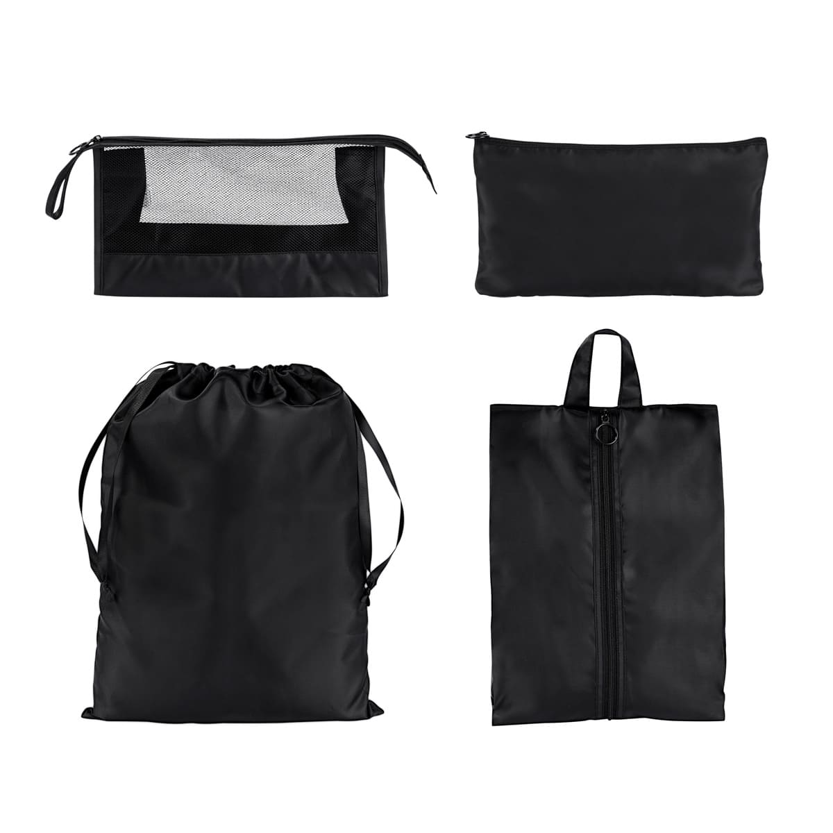 SET ORGANIZADOR DE VIAJE DEVIKA - NEGRO