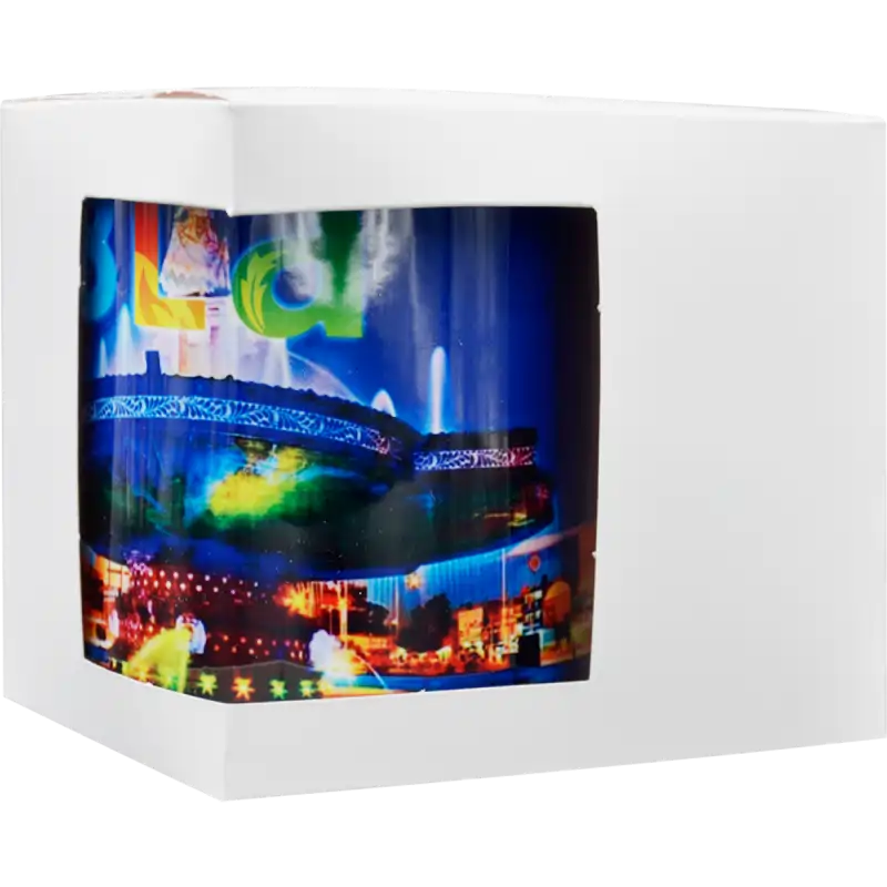 Caja Con Ventana Para Tazas De 11 Oz