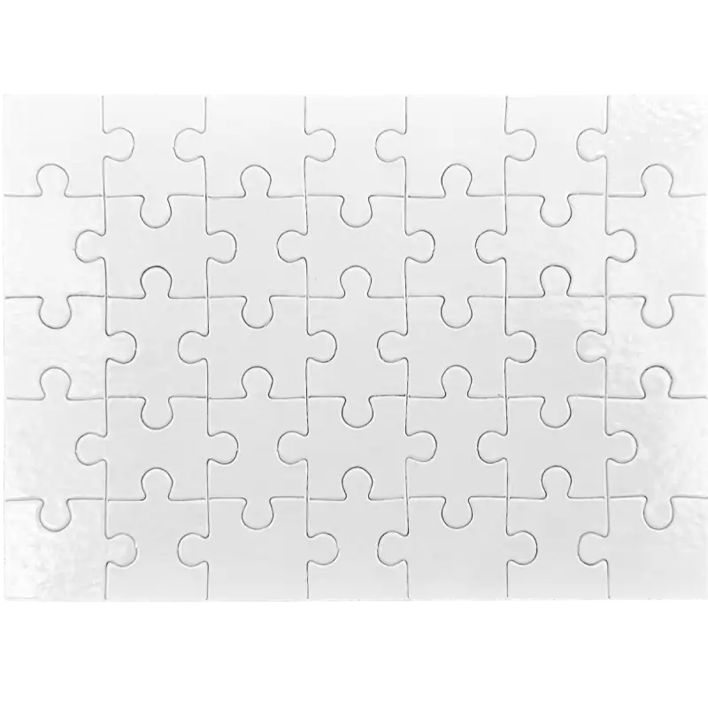 Rompecabezas Carton A5 35 Pcs 20x14 Blanco
