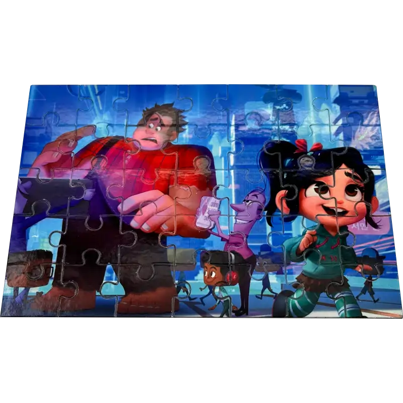 Rompecabezas Carton A5 35 Pcs 20x14 Blanco