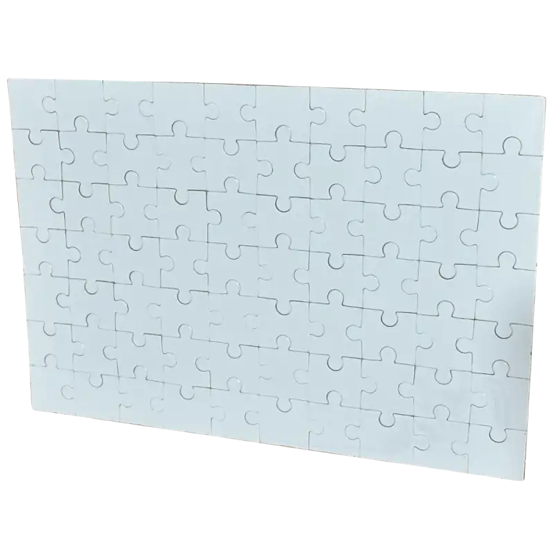 Rompecabezas Carton A4 70 Pcs 29x20 Blanco