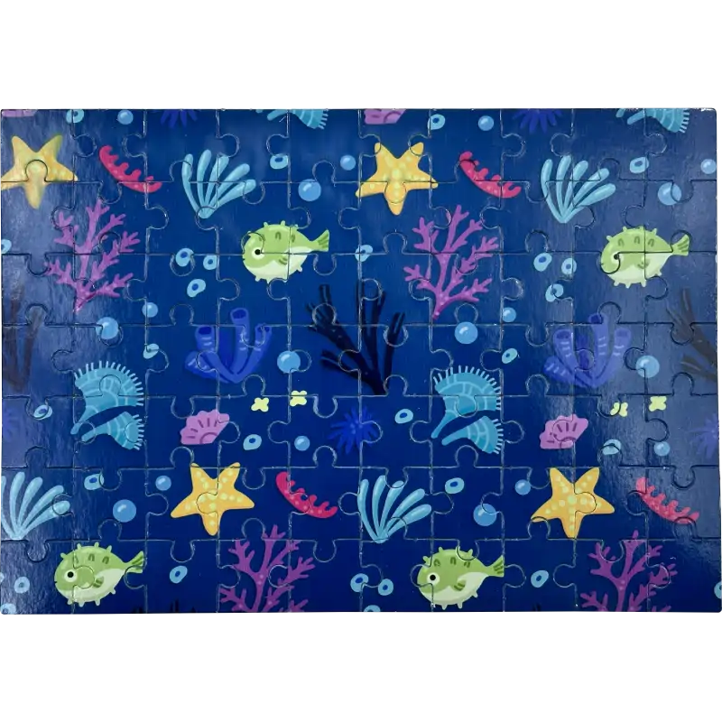 Rompecabezas Carton A4 70 Pcs 29x20 Blanco