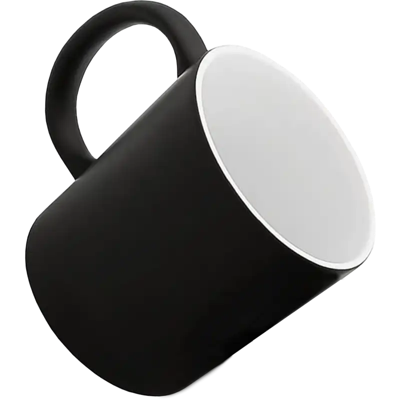 Taza de cerámica 11oz. Mágica Mate Color Make (Caja de 12 ó 36 piezas)