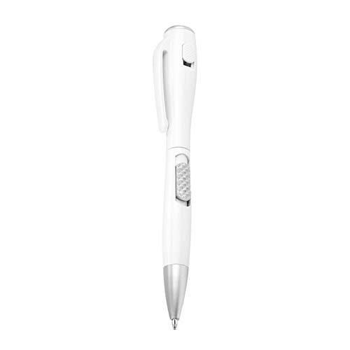BOLÍGRAFO LÁMPARA JASER - BLANCO