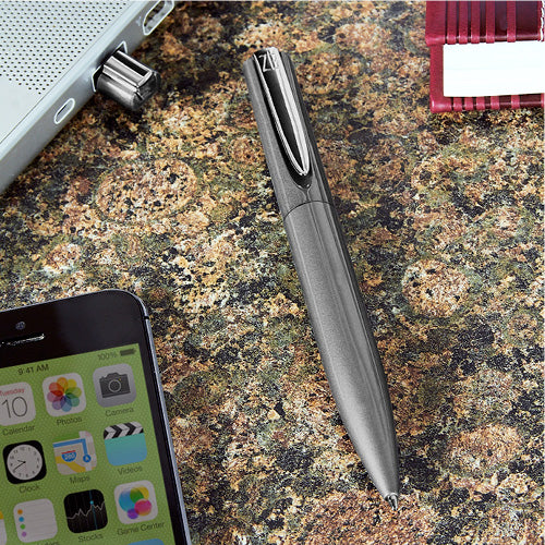 BOLÍGRAFO USB 8 GB NEUSS - GRIS METALICO
