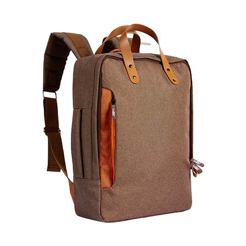 MOCHILA-PORTAFOLIO DARO - CAFE