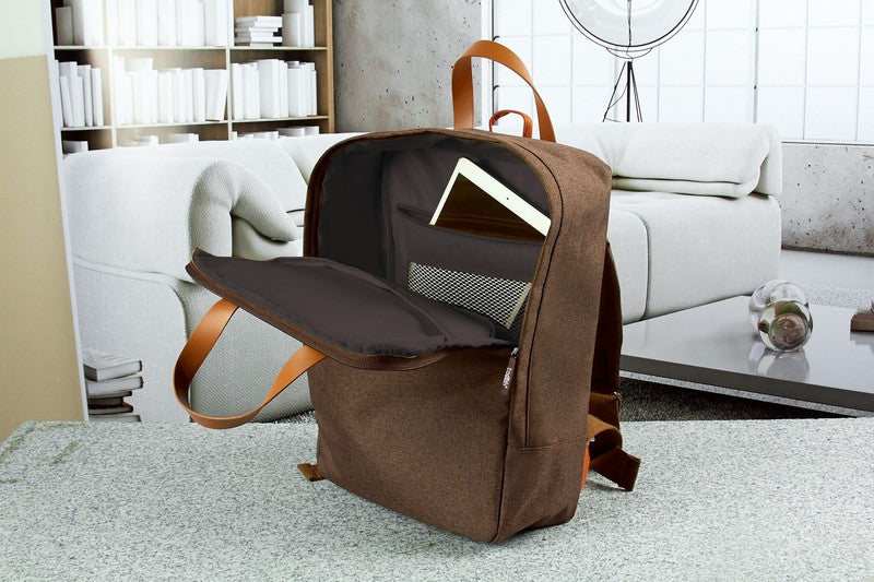 MOCHILA-PORTAFOLIO DARO - CAFE