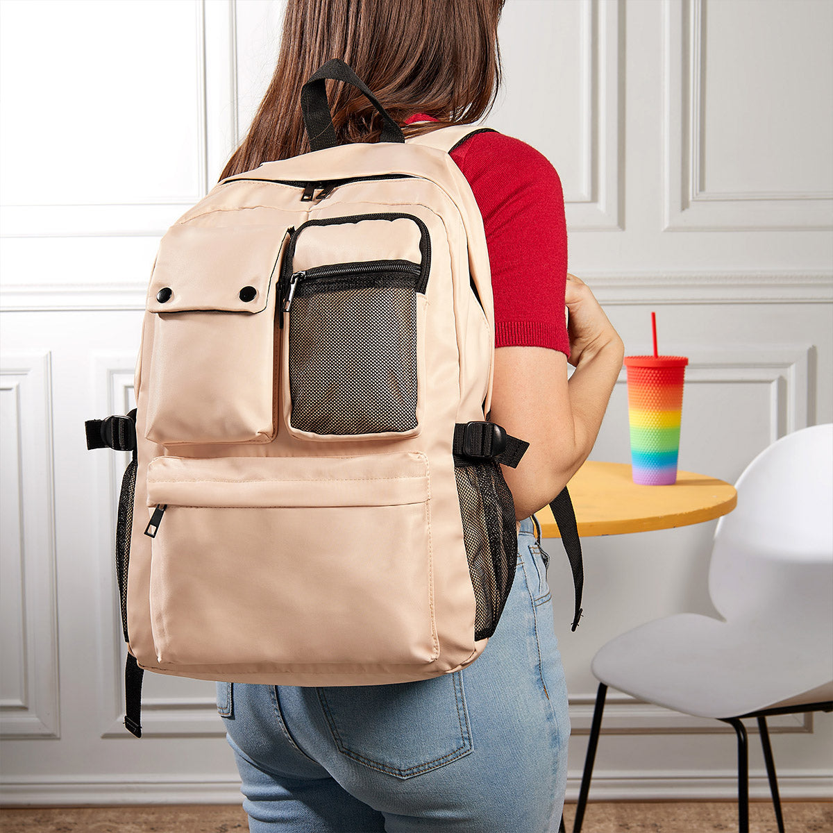 MOCHILA HOLDE - BEIGE