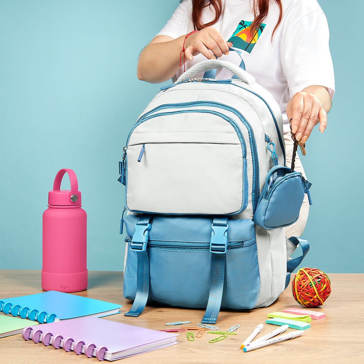MOCHILA DOBRE - AZUL