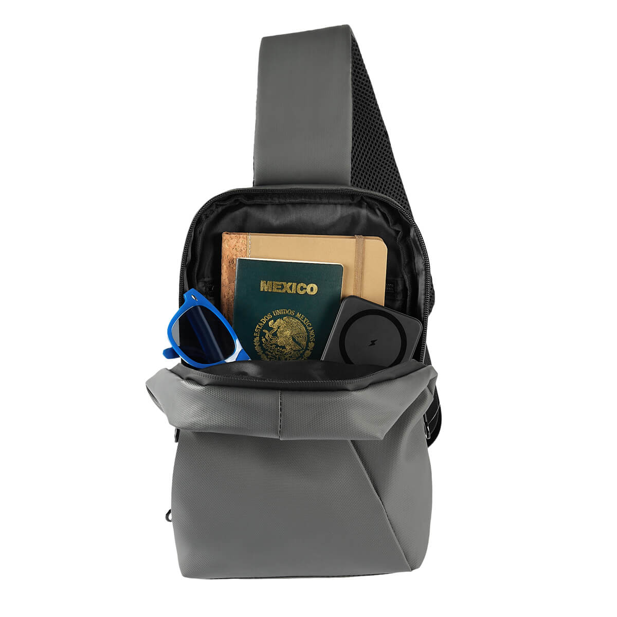 MOCHILA DE VIAJE ZAREK - GRIS