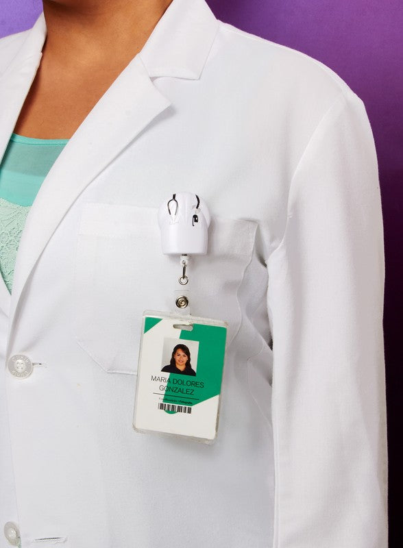 PORTA GAFETE DOCTOR - BLANCO