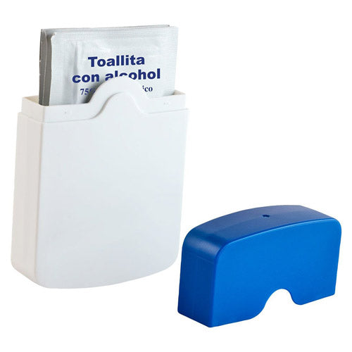 ESTUCHE GRANDE PADS DE ALCOHOL - AZUL