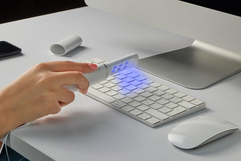 LÁMPARA CON LUZ UV CHANAI - BLANCO