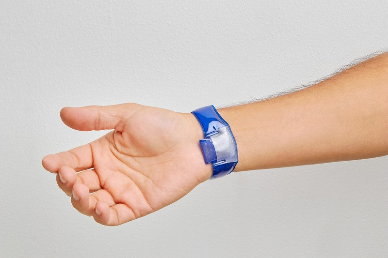 PULSERA GEL SANITIZANTE SHANI - AZUL