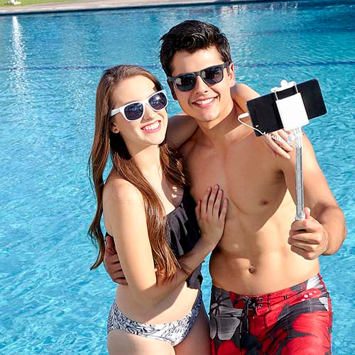 SELFIE STICK SURNA - GRIS METALICO