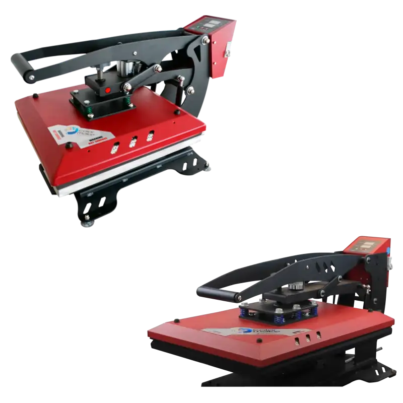 Serie SMART Prensa plana semiautomática 110V. Color Make