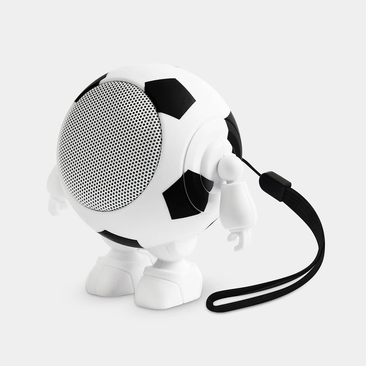 BOCINA SOCCER - BLANCO CON NEGRO