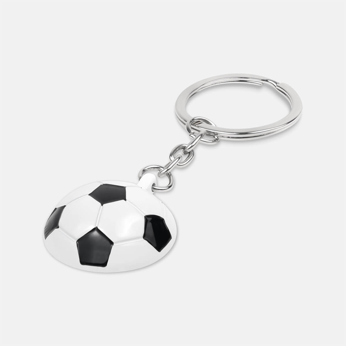 LLAVERO GOL - BLANCO CON NEGRO
