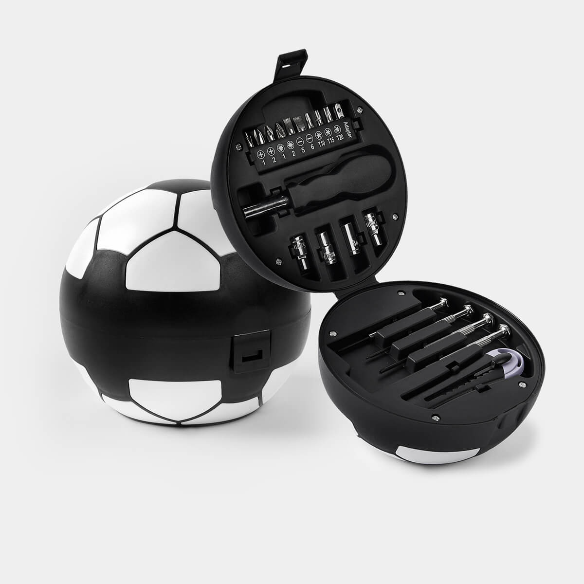 SET DE HERRAMIENTAS SOCCER - BLANCO CON NEGRO