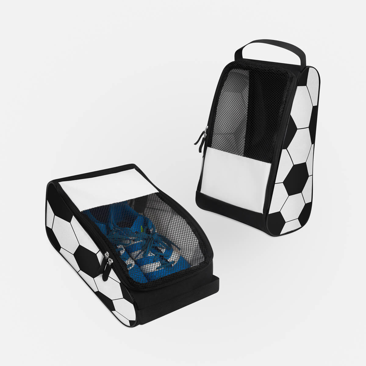 ZAPATERA SOCCER - BLANCO CON NEGRO