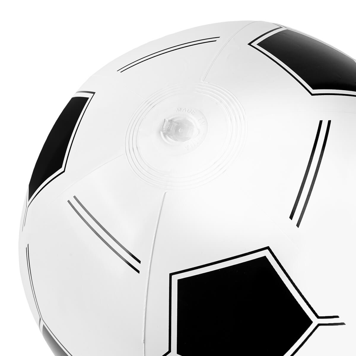 PELOTA INFLABLE SOCCER - BLANCO CON NEGRO