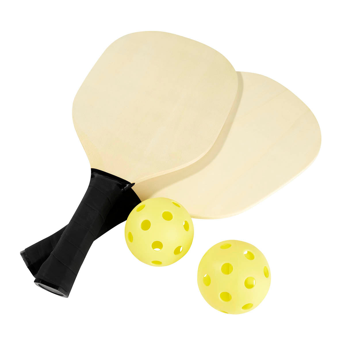 SET DE RAQUETAS ZANE - NEGRO