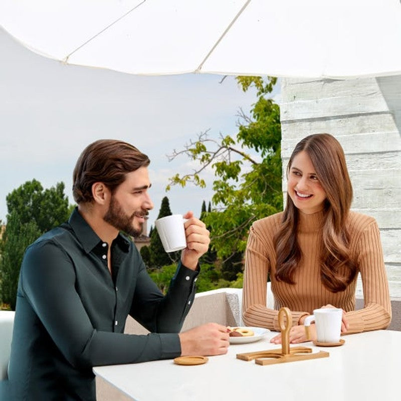 SET DE TAZAS IWAO - BLANCO