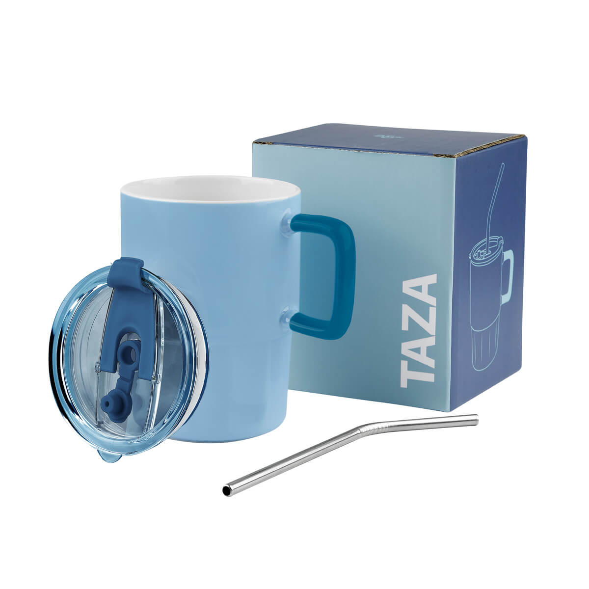 TAZA CORALINE - AZUL