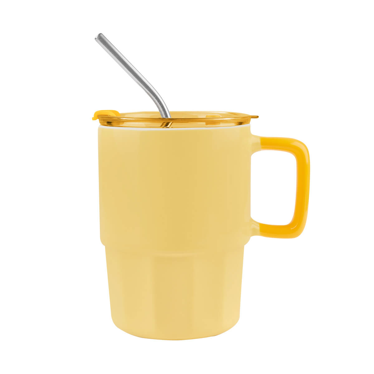 TAZA CORALINE - AMARILLO