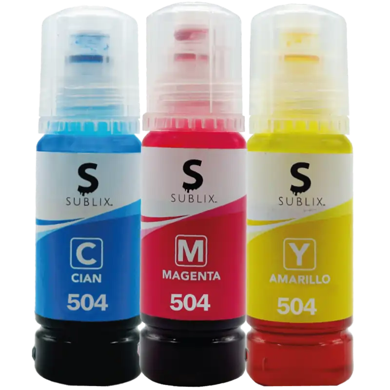 Tinta DYE Compatible T504 Para EPSON 70ml Ecofit