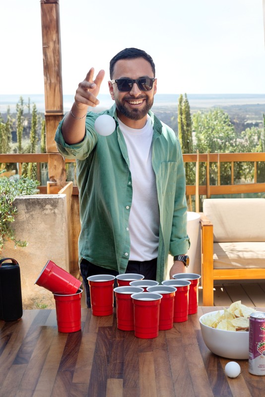 VASO PONG - ROJO