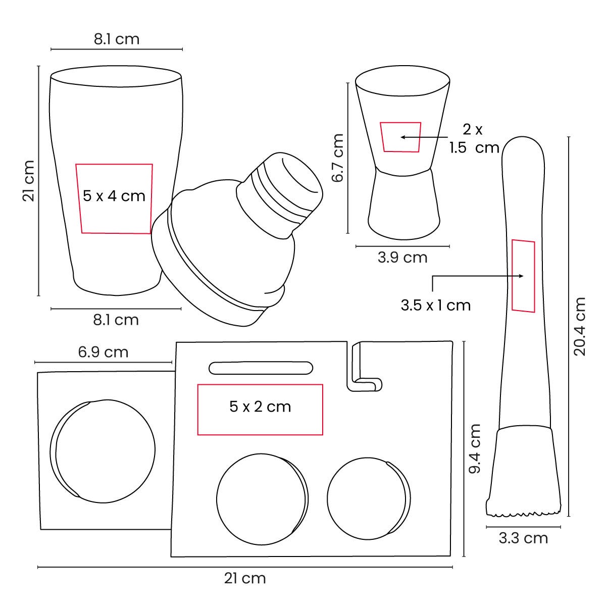 SET SHAKER KORAI
