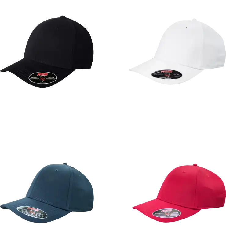 Gorra FitCap Adulto Modelo NU No 075 (Caja de 6 pzas)